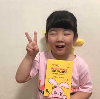 리피엘 허니래빗 헤어테일마스크 — 5점을 준 리뷰어가 2018년 9월 올린 사용 사진