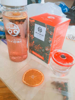 ㅎㅎ마이워터 ㅎㅎ 마이워터 과일워터팩+전용보틀_레몬오렌지 — 4.67점을 준 리뷰어가 2017년 9월 올린 사용 사진