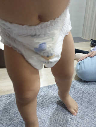 보솜이 베이비케어 팬티형 기저귀 — 5점을 준 리뷰어가 2019년 3월 올린 사용 사진