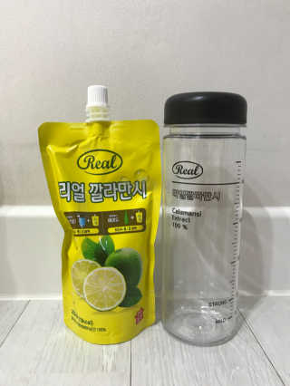 장수농가 리얼깔라만시 — 4.83점을 준 리뷰어가 2018년 6월 올린 사용 사진
