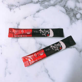 메이준뉴트리 박경호의 홍삼활력스틱 10ml x 30포 — 5점을 준 리뷰어가 2020년 2월 올린 사용 사진