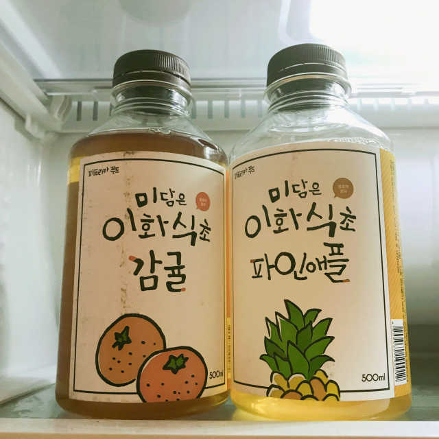 이화식초 미담은 파인애플 리뷰 사진