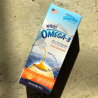 오메가-3스무디 [오메가스무디] 짜먹는 오메가3 DHA 임산부 어린이 — 4점을 준 리뷰어가 2019년 4월 올린 사용 사진