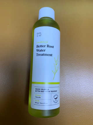 달리프 클로렐라 베러 루트 워터트리트먼트 200ml — 5점을 준 리뷰어가 2020년 2월 올린 사용 사진
