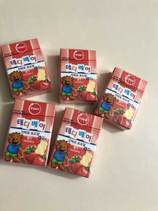 메디미 인탁트 테디베어 포도당 딸기맛 — 5점을 준 리뷰어가 2018년 1월 올린 사용 사진