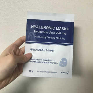 주식회사 태미스 태미스 뉴 히알루론산 마스크팩 10매 — 5점을 준 리뷰어가 2018년 12월 올린 사용 사진