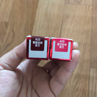 [블랙루즈] 에어 핏 벨벳 틴트4 1+1 — 3.5점을 준 리뷰어가 2019년 7월 올린 사용 사진