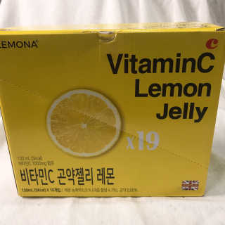 푸드마스터그룹 레모나 비타민C 곤약젤리 2종 — 4점을 준 리뷰어가 2019년 2월 올린 사용 사진