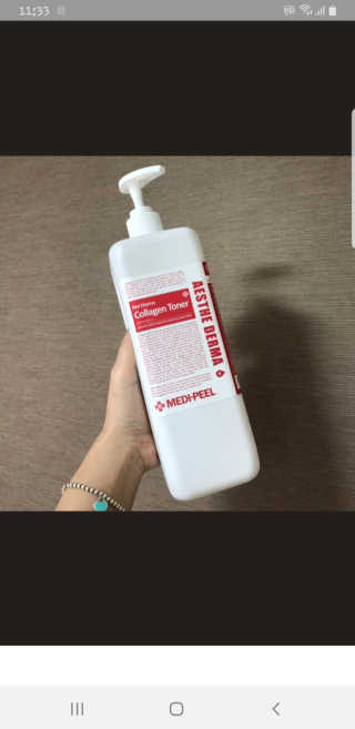 메디필 에스테 더마 레드마린 콜라겐 토너 — 5점을 준 리뷰어가 2020년 1월 올린 사용 사진