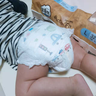 보솜이 액션핏 팬티형 — 5점을 준 리뷰어가 2019년 3월 올린 사용 사진