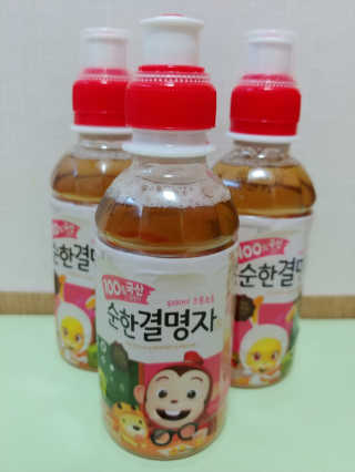 웅진식품 코코몽 어린이 순한결명자 200mL x 24페트 — 4.5점을 준 리뷰어가 2018년 4월 올린 사용 사진