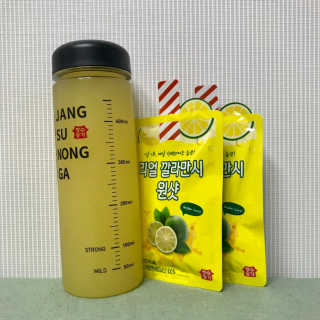 장수농가 리얼깔라만시 원샷 50ml 10팩+보틀 — 4점을 준 리뷰어가 2019년 5월 올린 사용 사진