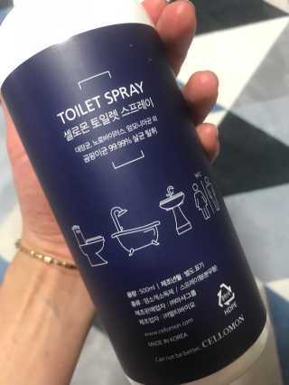 셀로몬 토일렛 스프레이 500ml — 4.83점을 준 리뷰어가 2018년 5월 올린 사용 사진