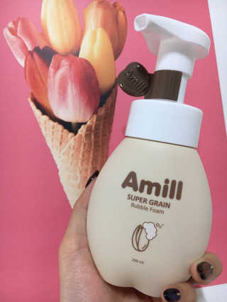 에이밀 슈퍼 그레인 버블 폼 200ml — 5점을 준 리뷰어가 2019년 12월 올린 사용 사진