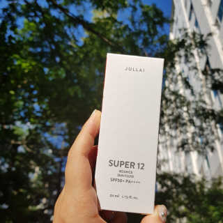 쥴라이Jullai 슈퍼 12 바운스 선 플루이드 SPF50+ PA++++ — 4점을 준 리뷰어가 2019년 7월 올린 사용 사진
