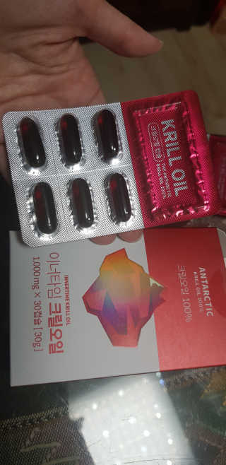 이너블릭 이너타임 크릴오일 — 5점을 준 리뷰어가 2019년 12월 올린 사용 사진