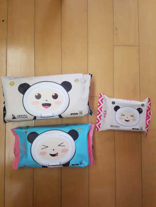 달곰이 물티슈 — 4점을 준 리뷰어가 2018년 2월 올린 사용 사진