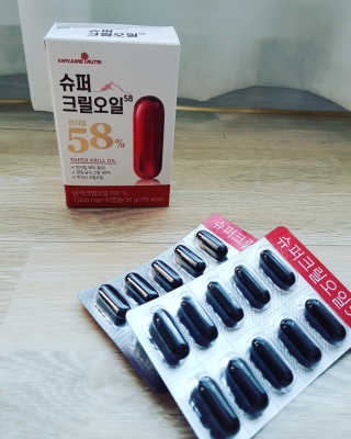 메이준뉴트리 슈퍼 크릴 오일58 1000mg x 30캡슐 — 5점을 준 리뷰어가 2020년 3월 올린 사용 사진