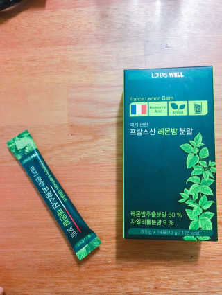 로하스웰 프랑스산 레몬밤 분말 — 4.33점을 준 리뷰어가 2018년 6월 올린 사용 사진