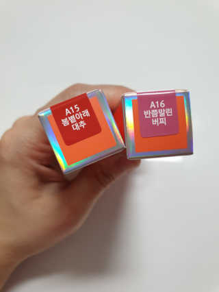 [블랙루즈] 에어 핏 벨벳 틴트3 택1+랜덤1 — 5점을 준 리뷰어가 2019년 3월 올린 사용 사진
