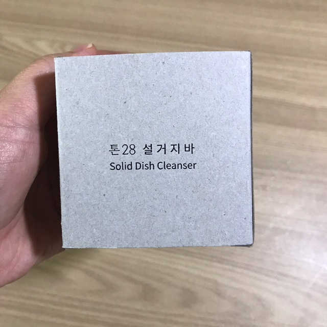 톤28 고체형 주방세제 2종 3개세트 리뷰 사진