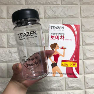티젠 보이차 + 마이보틀 세트 — 5점을 준 리뷰어가 2018년 6월 올린 사용 사진
