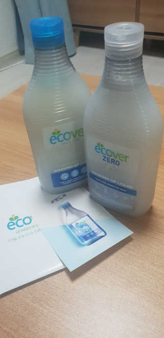 에코버 친환경 주방세제 450ml 무향+카모마일향 — 5점을 준 리뷰어가 2018년 12월 올린 사용 사진