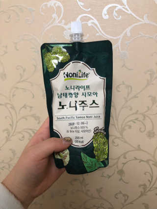 장수농가 남태평양 사모아 노니 원액 1L or 200mlx10팩 중 택 1 — 5점을 준 리뷰어가 2019년 1월 올린 사용 사진
