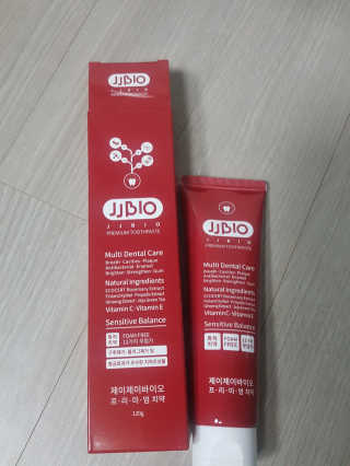 JJBIO_NEW 제이제이바이오 프리미엄 치약 — 5점을 준 리뷰어가 2018년 11월 올린 사용 사진