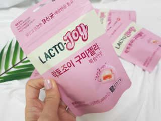 락토조이 구미젤리 복숭아맛 — 5점을 준 리뷰어가 2019년 10월 올린 사용 사진