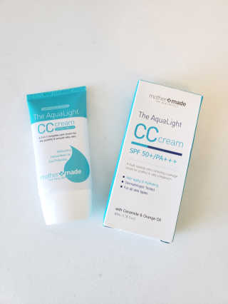 마더메이드 더 아쿠아라이트 CC크림 SPF50+ PA+++ — 5점을 준 리뷰어가 2019년 10월 올린 사용 사진
