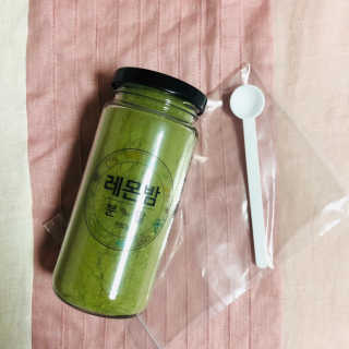 초능력 국내산 레몬밤 분말 — 5점을 준 리뷰어가 2019년 8월 올린 사용 사진