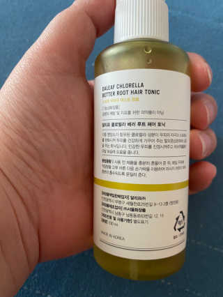달리프 클로렐라 베러 루트 헤어토닉 100ml — 5점을 준 리뷰어가 2020년 3월 올린 사용 사진