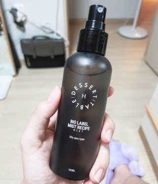 디저트테이블H 바이오라벨 미스트 [지성피부용] — 5점을 준 리뷰어가 2018년 8월 올린 사용 사진