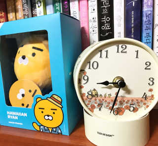 칠삼이일디자인 DIY 페이퍼튜브 탁상시계 — 3.5점을 준 리뷰어가 2016년 11월 올린 사용 사진