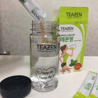 티젠 레몬밤 + 마이보틀 — 4점을 준 리뷰어가 2018년 7월 올린 사용 사진