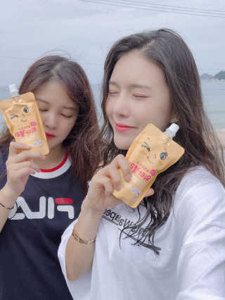 프롬바이오 와일드망고 워터젤리 — 5점을 준 리뷰어가 2018년 8월 올린 사용 사진