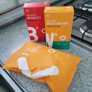 레인보우샵 올인원세탁세제,베이킹소다 스틱포6개입+세탁조클리너 — 4.67점을 준 리뷰어가 2018년 4월 올린 사용 사진