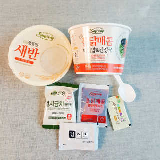 신송식품 신송 새반컵밥 4종 — 5점을 준 리뷰어가 2018년 6월 올린 사용 사진