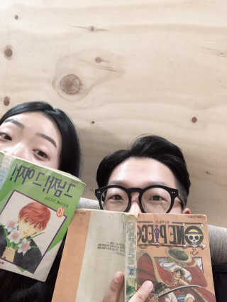 [공간 만화카페] 1인당 3시간 이용+음료 1잔, 2인Set — 4.83점을 준 리뷰어가 2018년 11월 올린 사용 사진