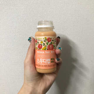 풀무원 스무디랩 피치&비타 — 4.67점을 준 리뷰어가 2017년 11월 올린 사용 사진