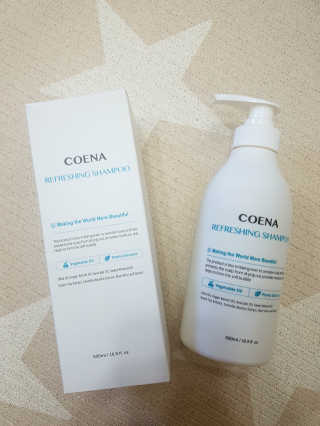 코에나샴푸 500ml — 5점을 준 리뷰어가 2019년 8월 올린 사용 사진