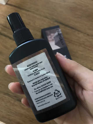 바디홀릭 다우트리스 라인 바디미스트 100ml — 5점을 준 리뷰어가 2019년 7월 올린 사용 사진