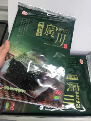 광천우리맛김 파래향 듬뿍, 바삭한 광천우리파래김 6매10봉 — 5점을 준 리뷰어가 2018년 4월 올린 사용 사진