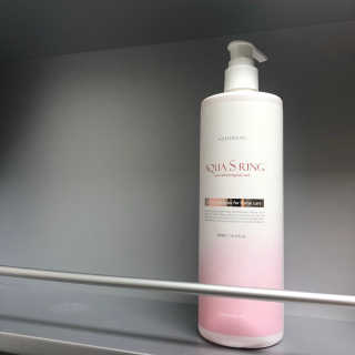 아쿠아큐링 아쿠아S링 퓨어리프레싱 헤어케어 500ml — 5점을 준 리뷰어가 2018년 8월 올린 사용 사진