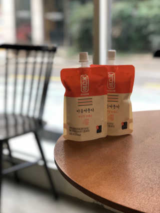 자연원 복다방 2종 100ml 10포씩 — 3.5점을 준 리뷰어가 2018년 12월 올린 사용 사진