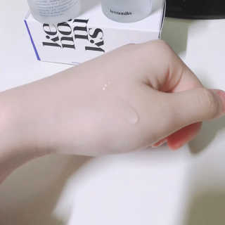 키노닉스 펀더멘탈 하이드레이팅 앰플 부스터 — 5점을 준 리뷰어가 2019년 3월 올린 사용 사진