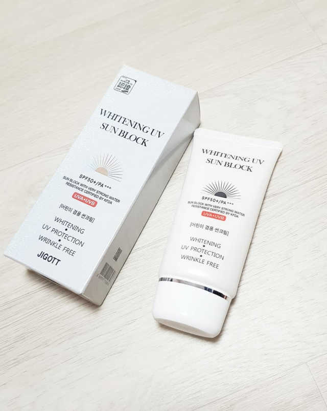 지고트 화이트닝 유브이 썬블럭 크림 70ml,1+1 리뷰 사진