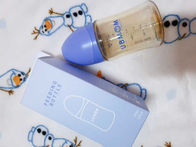 유비맘 PPSU 젖병 노꼭지_200ml_컬러 랜덤 발송 리뷰 사진