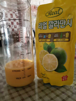장수농가 리얼깔라만시 — 5점을 준 리뷰어가 2018년 6월 올린 사용 사진